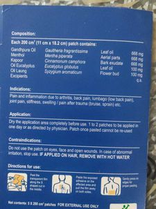 Viopatch Back Pain XL - Herbal Pai