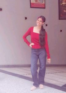 red and pink beautiful top
