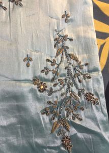 Embroidered blue Kurta