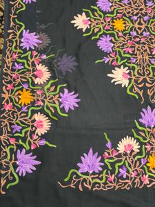 vintage pure Kashmiri hand work saree