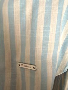 Striped Button-Up Shirt