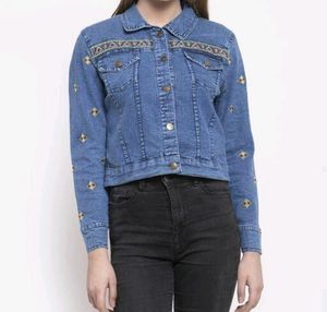 Embroidered Denim Jacket