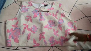 Floral Print Saree Blouse