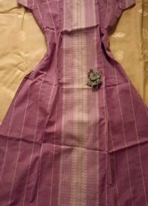 Purple ethnic kurta
