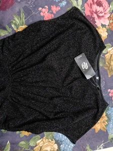 Sparkly Black Fig Dress