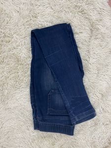 Classic Dark Wash Denim Jeans