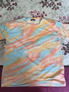Tie-Dye Graphic Print T-Shirt