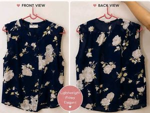 Elegant Floral Chiffon Top ✨