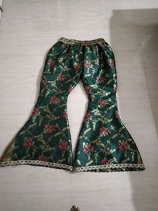 Embroidered Palazzo Pants with short top