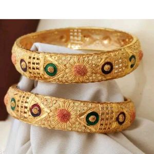 Gold Tone Bangle Set