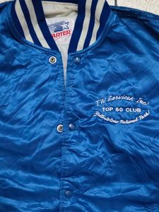 Vintage 1980s Starter Satin Bomber Jacket