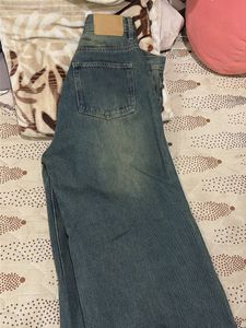 Wide Leg Denim Jeans