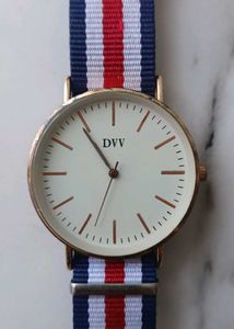 DVV Watch with Striped Band