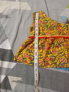 One Side Off Shoulder Top&amp; Printed Skirt