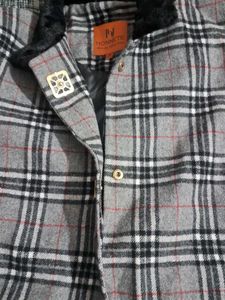 Women's Pea coat with Fur Collar