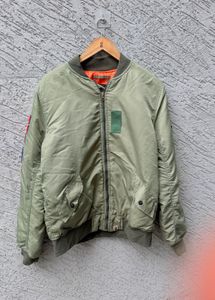 Green Bomber Jacket
