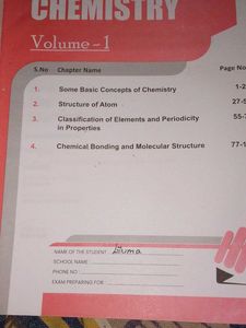 Class 11 Chemistry Textbook