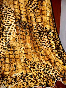 Yellow Brown Animal Print Maxi Dress 💛