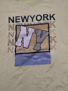 Yellow New York Graphic T-Shirt