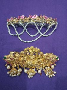 Exquisite Gold & Pearl Hair Clips 🤩