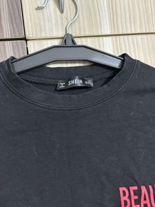 shein initial printed top