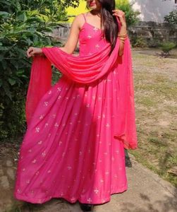 Elegant Pink Kurta Set with Dupatta