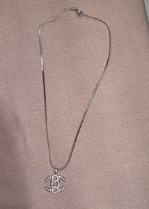 Elegant CC Pendant Necklace