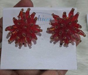 Sparkling Floral Earrings combo of 4 pcs
