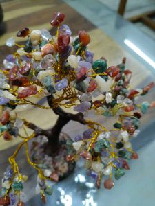 Multi Crystal Natural Stones Bonsai Tree For Decor