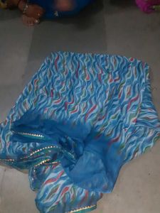 Bohemian Blue Ombre Scarf