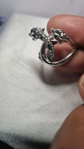 Silver platted ring finger