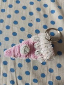 Cute Cake Slice Keychain