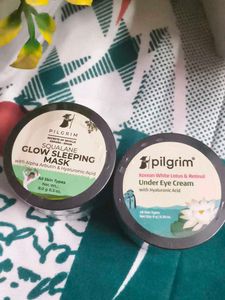 Pilgrim Squalane Glow Sleeping Mask &amp; Eye Cream