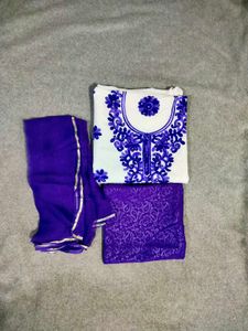 Beautiful Embroidered Dress Material