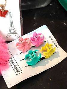Butterfly Necklace &amp; Hair Clips Set