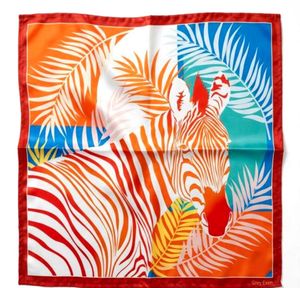 Vibrant Tropical Print Scarf