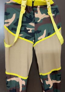 Camo Joggers with Top