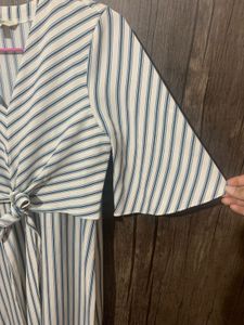 Striped Tie-Waist Dress