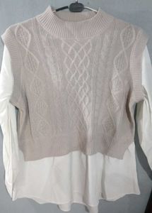 Chic Cable Knit Vest Top