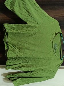 Campus sutra green Long Sleeve Top