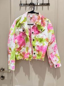 Tie-Dye Denim Jacket