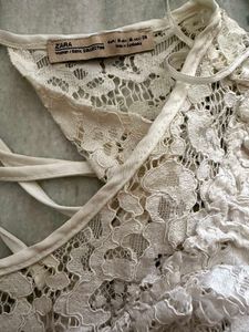 Elegant Lace Top with Ruffle Detail