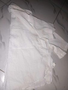 Women's Textured White shirt