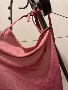 Halter Neck Pink Party Top