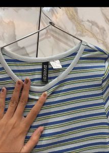 Striped T-Shirt Mini Dress