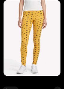 Fun Printed Leggings - Yellow &amp; Red
