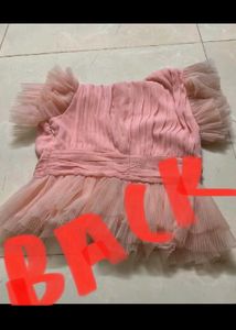 Chic Cover Story  Pink Pleated Tulle Top
