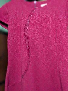 Burgundy Cap Sleeve Sheath Dress