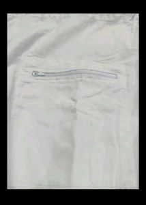 embroidery Black Kurta with White zip Pants Set