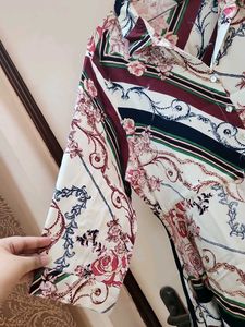 Vintage Floral Print Dress